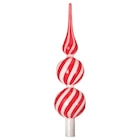 Baumspitze Glas rot/weiß von VINTERFINT für 5,99 € bei IKEA im Angebot Baumspitze Glas rot/weiß von VINTERFINT im aktuellen IKEA Prospekt