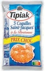 Coquilles Saint-Jacques Surgelées à la Bretonne - TIPIAK - Super U à Roanne Coquilles Saint-Jacques Surgelées à la Bretonne - TIPIAK en promo chez Super U Roanne à 6,29 €