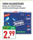 Aktuelles Tempo Taschentücher Klassik Angebot bei Marktkauf in Wuppertal ab 2,99 €