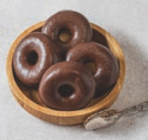 Kuchengebäck im tegut Prospekt Dunkler Donut im aktuellen tegut Prospekt für 0,99 €