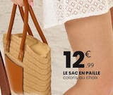 LE SAC EN PAILLE - Stokomani à Mulhouse LE SAC EN PAILLE en promo chez Stokomani Mulhouse à 12,99 €