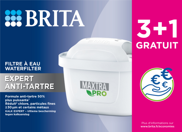 Carafe Filtrante Marella rouge (2,4L) inclus 2 cartouches filtrantes MAXTRA  PRO All-in-1 BRITA à Prix Carrefour