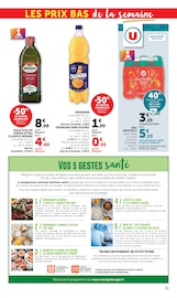 Promos Huile d'olive vierge dans le catalogue "U Express" de U Express Huile d'olive vierge en promo dans le catalogue U Express à la page 21