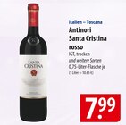 Antinori Santa Cristina rosso Angebote bei famila Nordost Falkensee für 7,99 €