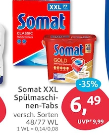 Reinigungsmittel von Somat im aktuellen BUDNI Prospekt für 6.49€