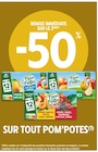 Promo -50% remise immédiate sur le 2ème sur tout Pom'potes à  dans le catalogue Intermarché à Ueberkumen