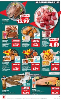 Lachs im Kaufland Prospekt "Hier bin ich richtig" mit 76 Seiten (Heidelberg)