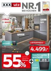 XXXLutz Möbel & Einrichtung Prospekt der aktuellen Woche mit 24 Seiten, gültig von 04.07.2026 bis 17.07.2026, in Greifswald und Umgebung Aktueller XXXLutz Möbel & Einrichtung Prospekt in Greifswald und Umgebung, "NR.1 BEI KÜCHEN" mit 24 Seiten, 04.07.2026 - 17.07.2026