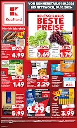 Kaufland Prospekt für Düsseldorf mit 66 Seiten Kaufland Prospekt für Düsseldorf: "Hier bin ich richtig", 66 Seiten, 01.10.2026 - 07.10.2026