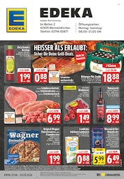 Aktueller EDEKA Prospekt mit Fleisch, "Aktuelle Angebote", Seite 1
