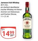 Irish Whiskey im Angebot bei GLOBUS in Hürth Irish Whiskey Angebote von Jameson bei GLOBUS Hürth für 14,99 €