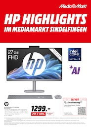MediaMarkt Saturn Prospekt für Herrenberg: "HP HIGHLIGHTS IM MEDIAMARKT SINDELFINGEN", 4 Seiten, 27.07.2026 - 01.08.2026