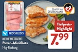 Puten-Minifilets Angebote von MEINE METZGEREI bei ALDI SÜD Nettetal für 7,99 €