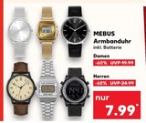 Armbanduhr Damen im Angebot bei Kaufland in Ahlen Armbanduhr Damen Angebote von MEBUS bei Kaufland Ahlen für 7,99 €