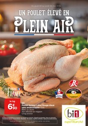 Catalogue Supermarchés Bi1 en cours à Dammarie-en-Puisaye et alentours, "UN POULET ÉLEVÉ EN PLEIN AIR", 16 pages, 02/05/2024 - 06/05/2024