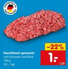 Hackfleisch gemischt Angebote bei Netto Marken-Discount Hof für 1,00 €