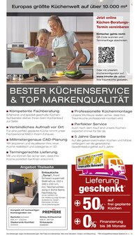Aktueller Möbel Inhofer Weißenhorn Prospekt "SPAREN SPAREN SPAREN - KÜCHEN!" mit 12 Seiten