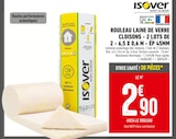Batkor Le Thillay - Promo Rouleau laine de verre cloisons - 2 lots de 2 - 6,5 x 0,6 m - Ép 45mm Promo Rouleau laine de verre cloisons - 2 lots de 2 - 6,5 x 0,6 m - Ép 45mm à 2,90 € dans le catalogue Batkor à Le Thillay