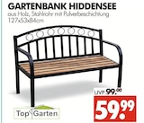 Gartenbank Hiddensee im Angebot bei Wreesmann in Weimar Gartenbank Hiddensee Angebote von Top Garten bei Wreesmann Weimar für 59,99 €