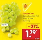 Trauben hell im Angebot bei Netto Marken-Discount in Halle Trauben hell Angebote von Markttag bei Netto Marken-Discount Halle für 1,79 €