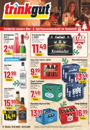 Cola im Trinkgut Prospekt in Seesen Aktueller Trinkgut Prospekt mit Cola, "Aktuelle Angebote", Seite 1