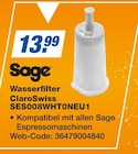 Wasserfilter ClaroSwiss im Angebot bei expert in Bergisch Gladbach Wasserfilter ClaroSwiss Angebote von Sage bei expert Bergisch Gladbach für 13,99 €