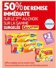 50% DE REMISE IMMÉDIATE SUR LE 2ÈME AU CHOIX SUR LA GAMME SURGELÉE CROUSTIBAT - CROUSTIBAT dans le catalogue Auchan Supermarché