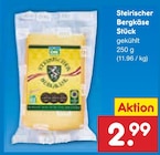 Steirischer Bergkäse Stück bei Netto Marken-Discount im Grebenau Prospekt für 2,99 €