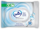 Papier toilette humide sensitive x42 - LOTUS - Intermarché Hyper Papier toilette humide sensitive x42 - LOTUS à 0,50 € dans le catalogue Intermarché Hyper