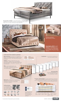 Boxspringbett Angebot im Segmüller Prospekt, gültig von 01.09.2025 bis 28.02.2026 Boxspringbett Angebot im aktuellen Segmüller Prospekt auf Seite 23