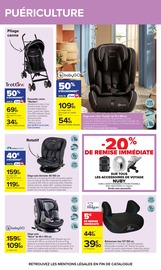 Promos Poussette Canne dans le catalogue "Carrefour" de Carrefour Poussette Canne en promo dans le catalogue Carrefour à la page 62