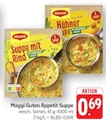 Suppe mit Rind Angebote von Maggi bei E center Heidenheim für 0,69 €
