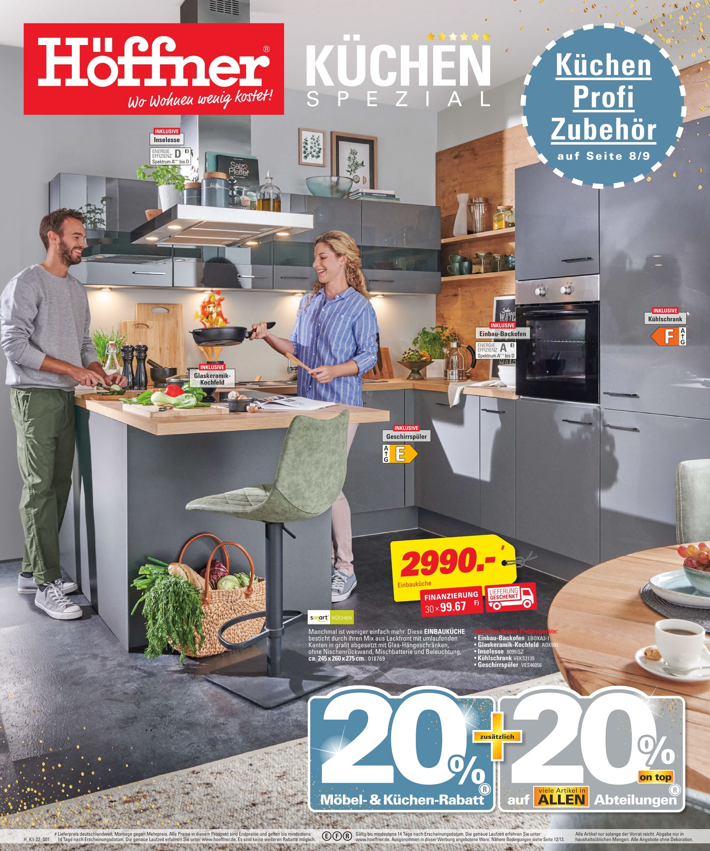 Höffner Prospekt für Parsdorf mit 16 Seiten Höffner Prospekt für Parsdorf: "Küchen-Spezial", 16 Seiten, 08.01.2022 - 20.01.2022
