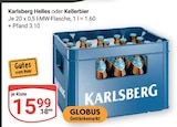 Helles bei GLOBUS im Homburg Prospekt für 15,99 €