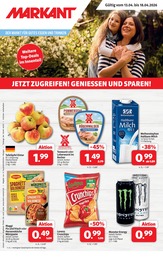 Markant Nordwest Supermarkt Prospekt der aktuellen Woche mit 7 Seiten, gültig von 13.04.2026 bis 18.04.2026, in Uplengen und Umgebung Aktueller Markant Nordwest Supermarkt Prospekt in Uplengen und Umgebung, "DER MARKT FÜR GUTES ESSEN UND TRINKEN" mit 7 Seiten, 13.04.2026 - 18.04.2026