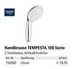 Aktuelles Handbrause TEMPESTA 100 Vario Angebot bei Holz Possling in Berlin ab 19,95 €