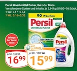 Waschmittel Pulver im Angebot bei GLOBUS in Zwickau Waschmittel Pulver Angebote von Persil bei GLOBUS Zwickau für 15,99 €