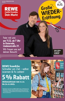 REWE Osterode Prospekt der aktuellen Woche, gültig von 08.12.2025 bis 13.12.2025 Aktueller REWE Osterode Prospekt "Dein Markt" mit 30 Seiten