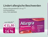 Allegra®. Macht nicht müde bei mea - meine apotheke im Prospekt "" für 11,50 €