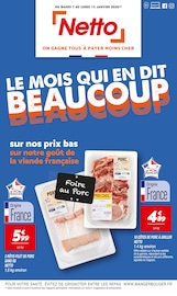 Viande Angebote im Prospekt "LE MOIS QUI EN DIT BEAUCOUP" von Netto auf Seite 1