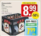 Pils Angebote von Hasseröder bei WEZ Bad Oeynhausen für 7,99 €