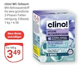 WC-Schaum im Angebot bei GLOBUS in Weimar WC-Schaum Angebote von clino! bei GLOBUS Weimar für 3,49 €