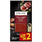 Magret de canard fumé au bois de hêtre "Lot de 2" - LABEYRIE - Carrefour à Quimper Magret de canard fumé au bois de hêtre "Lot de 2" - LABEYRIE en promo chez Carrefour Quimper à 5,41 €