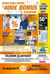 Fernseher im expert Prospekt in Schrobenhausen Aktueller expert Prospekt mit Fernseher, "Top Angebote", Seite 1