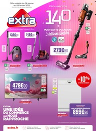 Catalogue Extra à Montrouge, avec 8 pages Prospectus Extra à Montrouge, "Électroménager Image & Son", 8 pages, 08/01/2025 - 08/02/2025