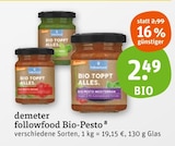 followfood Bio-Pesto von demeter im aktuellen tegut Prospekt für 2,49 €