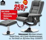 Relaxsessel Angebote bei Opti-Megastore Cuxhaven für 259,00 €