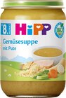 Menü Gemüsesuppe mit Pute ab dem 8. Monat Angebote von HiPP bei dm-drogerie markt Schwerte für 1,65 €