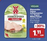 Vegane Schinkenspicker von Rügenwalder für 1,11 € bei combi im Angebot Vegane Schinkenspicker von Rügenwalder im aktuellen combi Prospekt