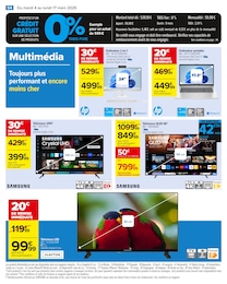 Offre TV Samsung dans le catalogue Carrefour du moment à la page 54